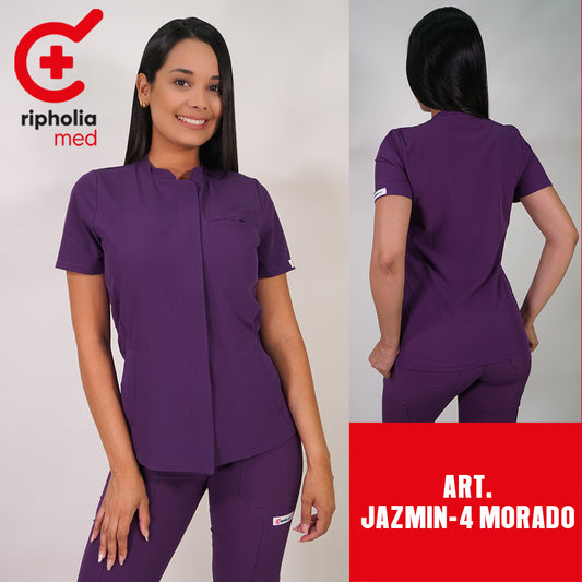 Delantal Antifluidos Jazmín Morado