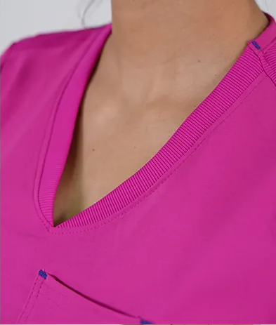 Delantal Antifluido Violeta Fucsia